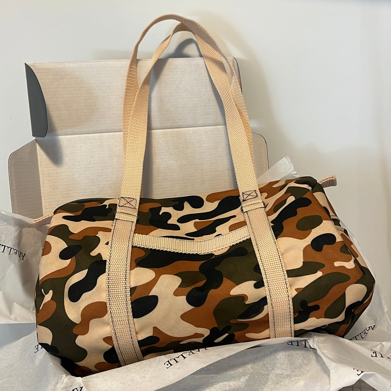 Tan Duffle Bag