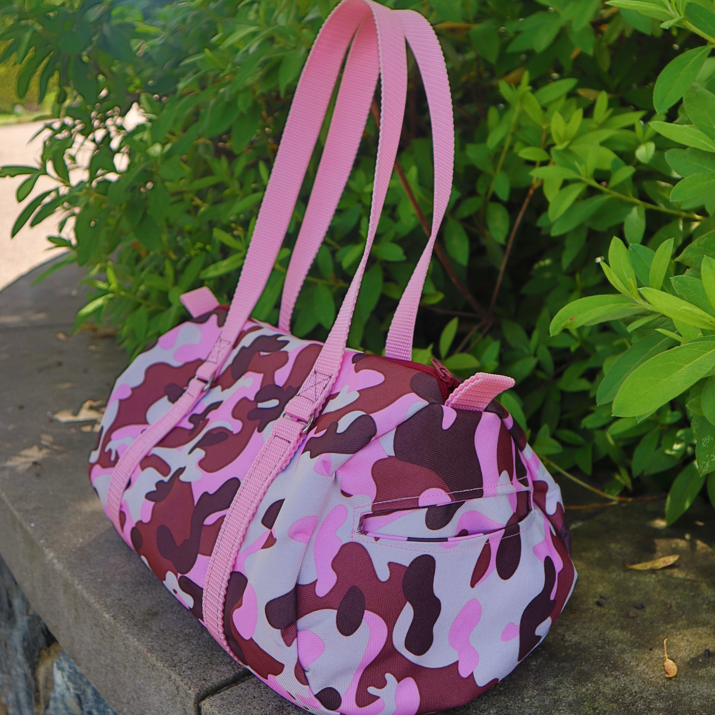 Pink Duffle Bag